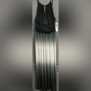 Maggy London Black and Gray Dress